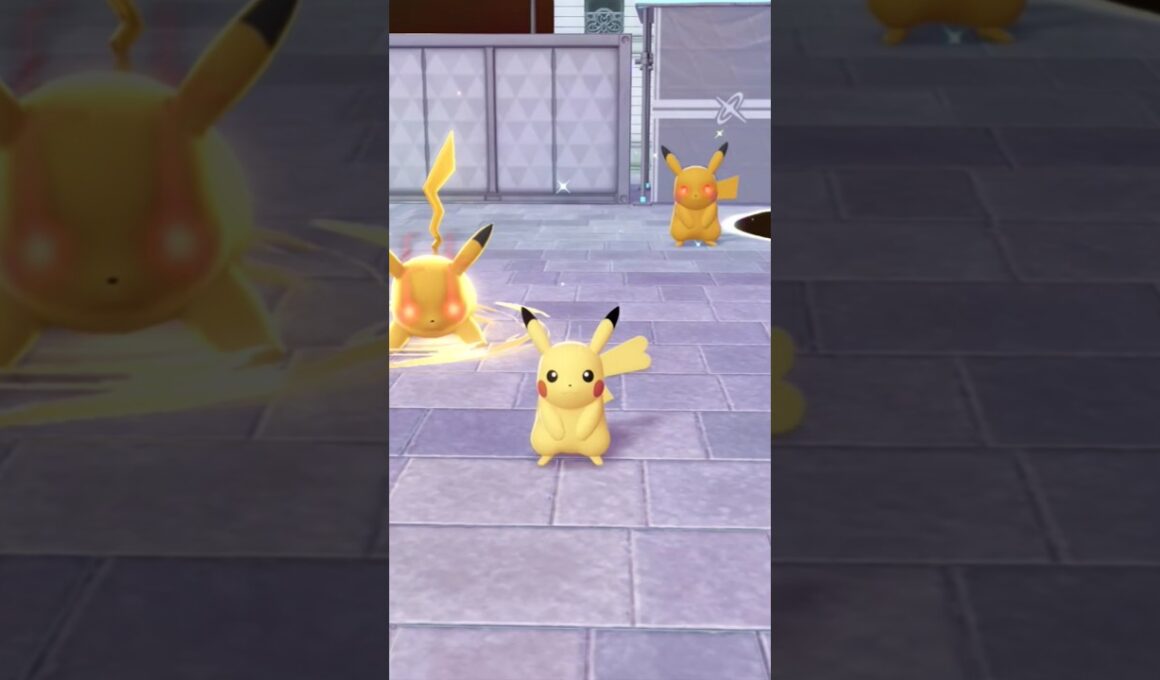 ピカチュウ、コゲチュウ、デカチュウ元気でちゅう【ポケモンレジェンズZA】#ポケモン #ポケモンza #色違い #pokemon #shorts