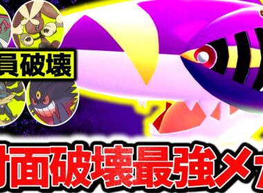 『メガサメハダー』でチャンピオンズ環境ポケモンを喰らい尽くす！！最強火力×㊙技採用で対面全勝の最強メガシンカが完成しました[ポケモンチャンピオンズ]