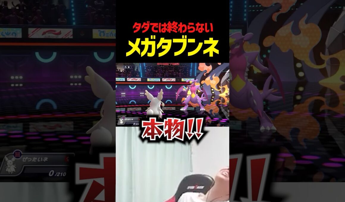 メガタブンネ柔らかすぎで草【ポケモンチャンピオンズ】