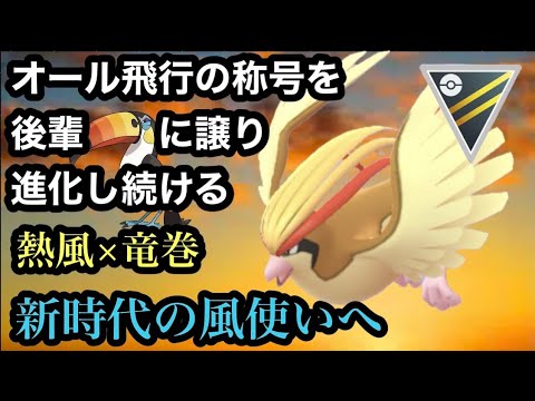 GBL ハイパーリーグ〈ピジョット〉風を操る器用な鳥に進化したピジョットが今までと一味、二味、いや四味ぐらい違う【ポケモンGO】