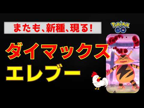【ダイマックス エレブー】またも新種が登場しました #ポケモンgo #ポケモン #pokemongo #ダイマックス #エレブー #ドリュウズ