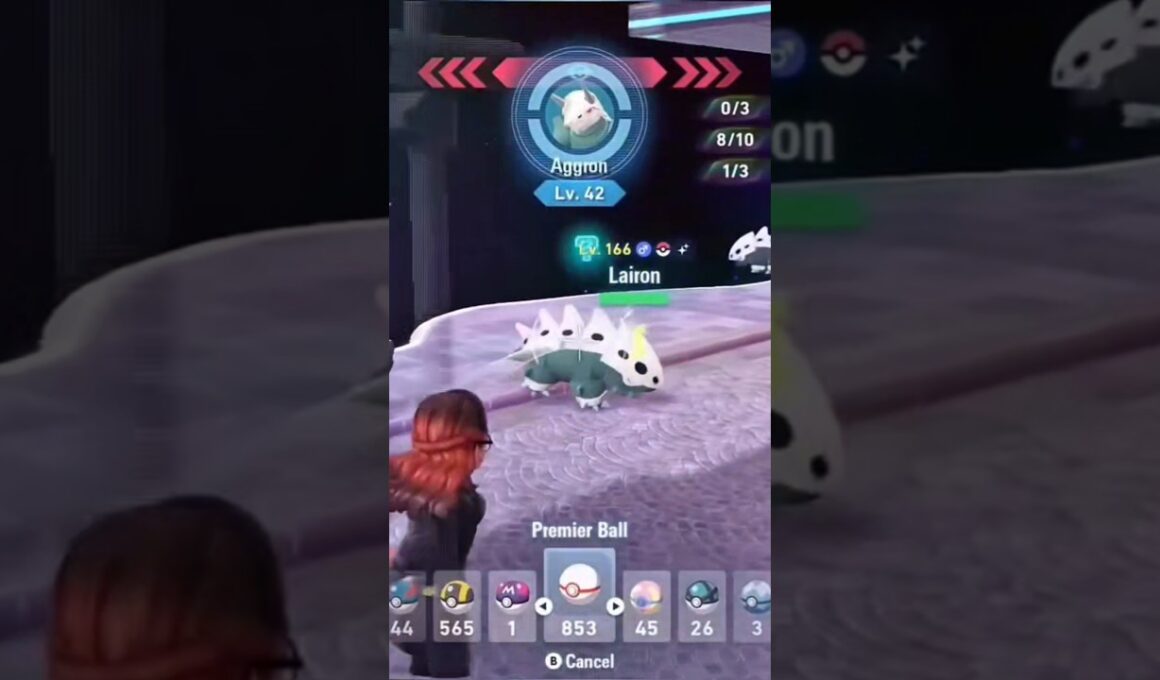 🛡️ Shiny Aggron caught in Pokémon Legends: Z-A! ✨#pokemonlegendsza #shinypokemon #aggron #shunyhunt