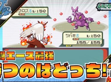 【3世代シングル対戦】『バシャーモvsヘラクロス』エメラルド環境最強の格闘エース対決【ポケモンエメラルド】