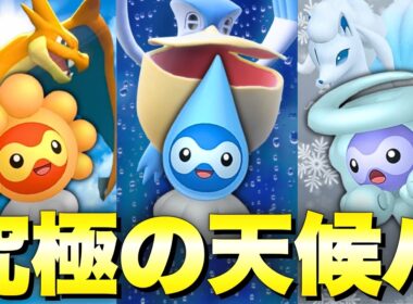 【ダブル】天候を変えながらポワルンでウェザーボール連打したら最強じゃね？【ポケモンチャンピオンズ　ダブルバトル】