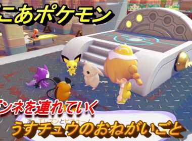 ぽこあポケモン　うすチュウのおねがいごと　デデンネを連れていく　＃１９８　【ぽこポケ】