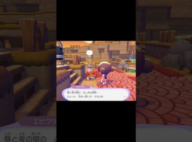 エビワラー「夕方は　ふしぎな時間だ･･･」