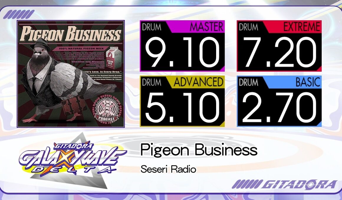 【GITADORA】 Pigeon Business (MASTER ~ BASIC) Drum