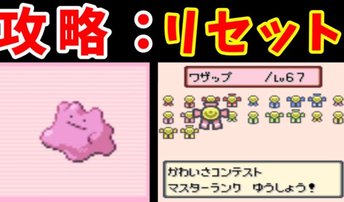 メタモンって『コンテストリボン』をコンプリートできるの？？技一つだけど・・・【ゆっくり実況】【ポケモンEm】