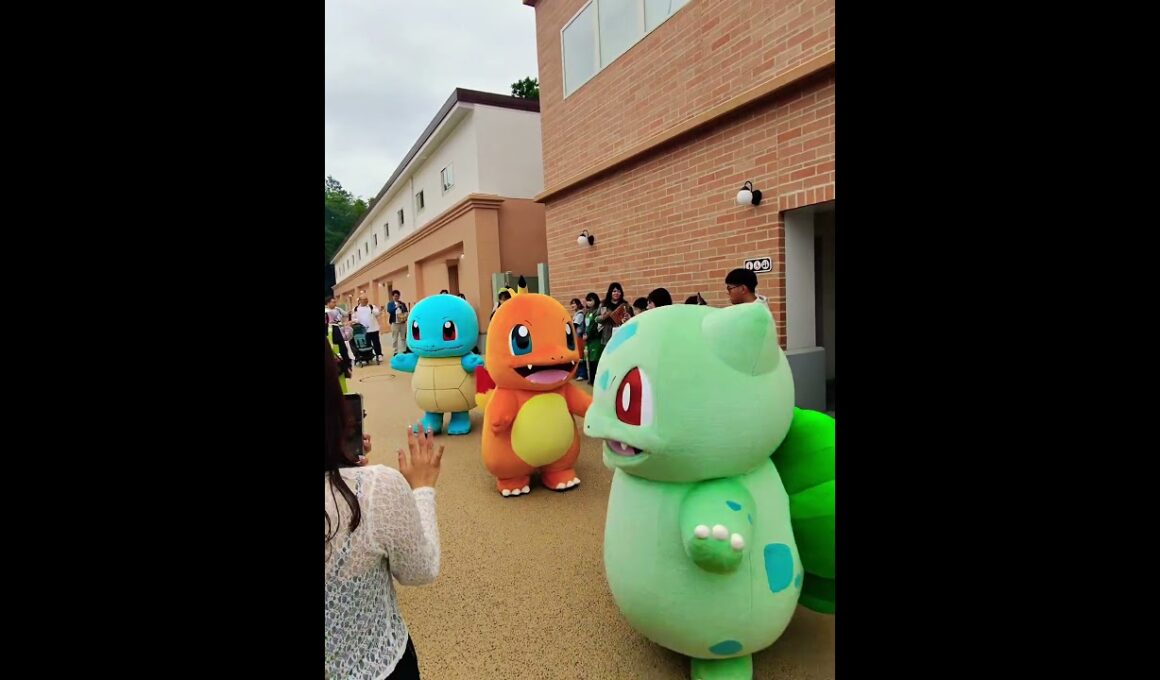 おさんぽ御三家 #ポケパークカントー #ポケパーク #pokepark #ヒトカゲ #ゼニガメ #フシギダネ #charmander #squirtle #bulbasaur