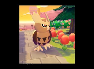 ヨルノズク🦉🎶 Noctowl　#pokopia #ぽこあポケモン #pokemon
