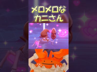 ピッピや女王にメロメロなカニさん #ポケモン #剣盾 #shorts