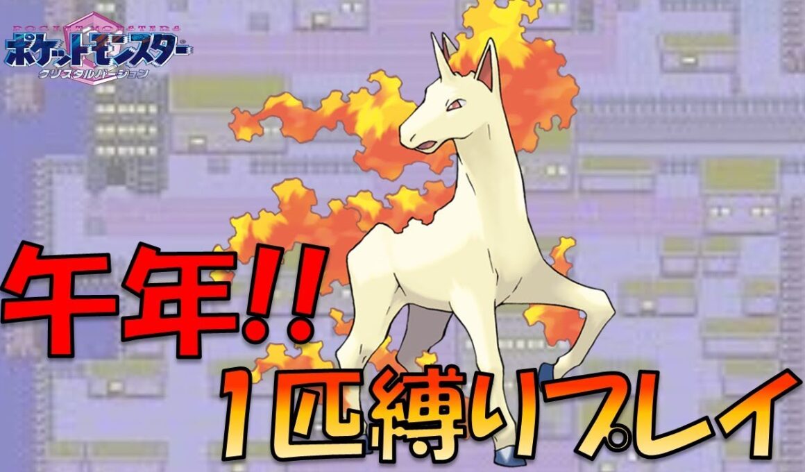 午年なのでポニータから旅してみた!!part2【ゲーム実況】【縛りプレイ】