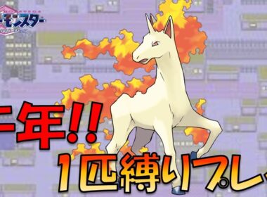 午年なのでポニータから旅してみた!!part2【ゲーム実況】【縛りプレイ】