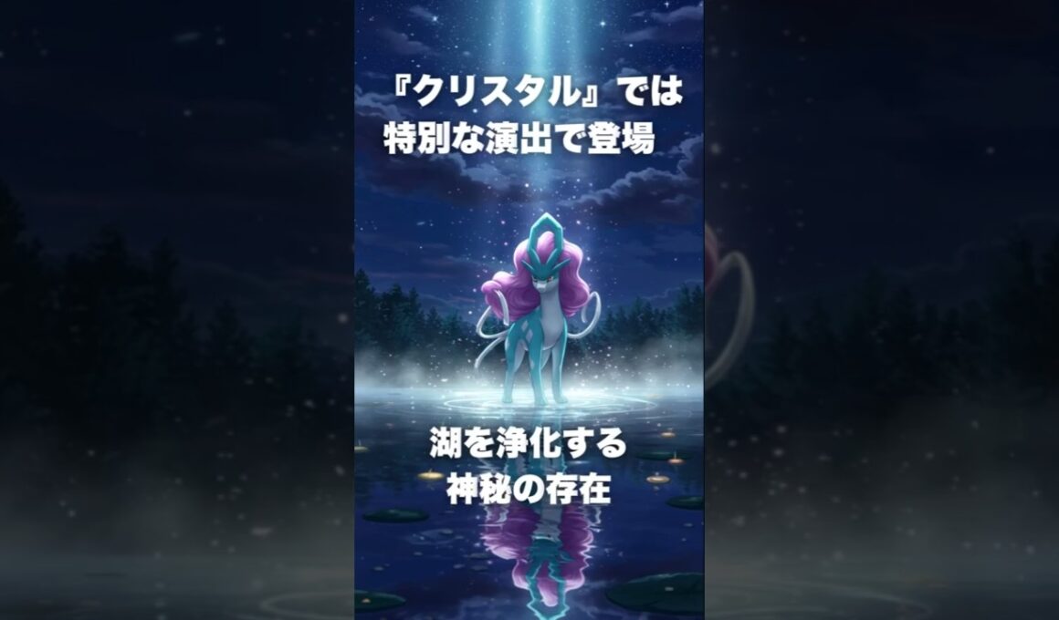 【最速解説】スイクン｜清浄なる水を司る守護者 #ポケモン紹介 #ポケモン  #ポケモンsv #ポケショ図鑑 #雑学