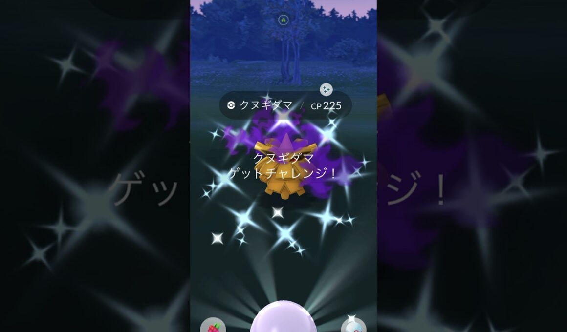 ありがとうアルロ！シャドウ クヌギダマ色違い初ゲット！ #ポケモンgo