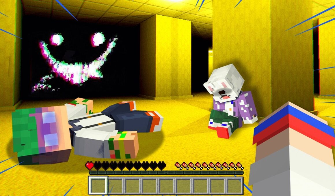 入ったら死ぬ？！バグった部屋「バックルーム」に閉じ込められるマインクラフト😱😨『THE BACKROOMS』【まいくら・Minecraft】よろずや🍭