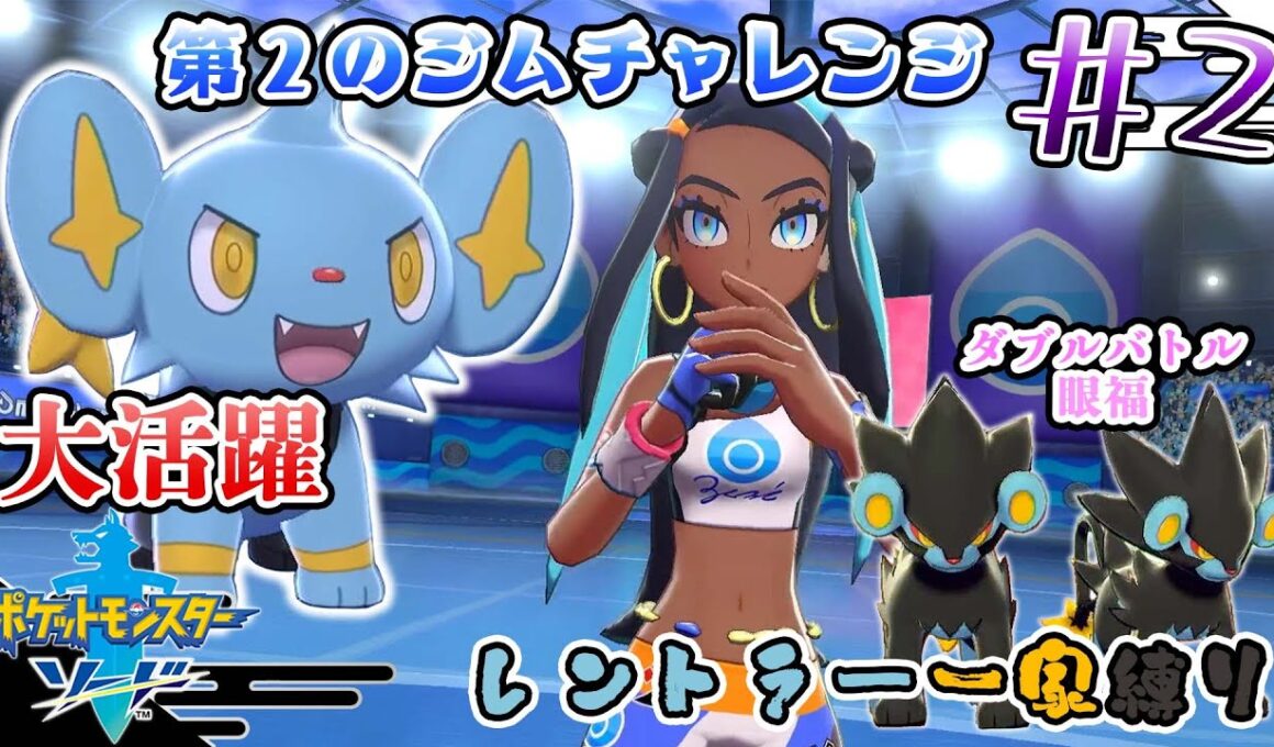 ジムチャレンジでコリンク大活躍！ただただかわいい【ポケットモンスターソード】【狐飼狩 鳩】