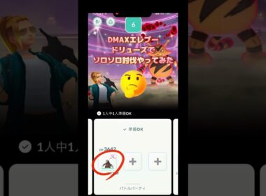 ダイマックスエレブードリューズでソロソロ討伐やってみた結果が…