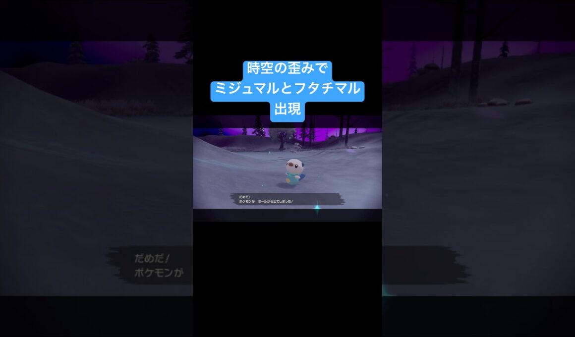 【レジェアル】野生のミジュマルとフタチマル　#shorts