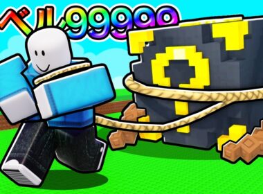 ラッキーブロックを引っ張って盗むロブロックス...