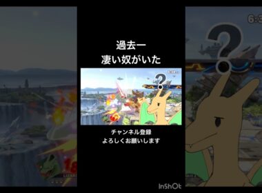 過去一で凄い奴に遭遇するリザードン。　#スマブラsp #リザードン #shorts