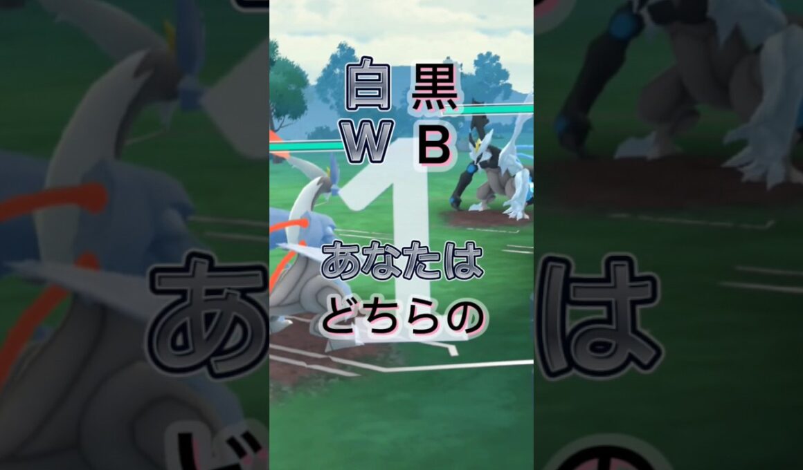 【ポケGO】キュレム対決！#キュレム#ポケモンBW#合体キュレム#GBL#ホワイトキュレム#ブラックキュレム