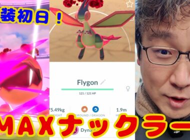 実装初日！DMAXナックラー連戦してきた!!見てね！【ポケモンGO】