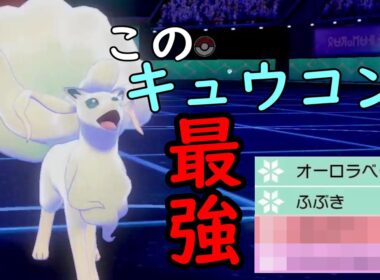 【ポケモン】最強のアローラキュウコンはこれです！！【アユムの秘密基地】