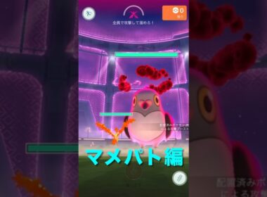 ポケモンGOでダイマックスバトル（マメパト編）#ポケモン#マメパト#ダイマックス