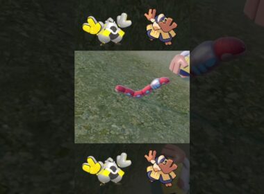 ハリテヤマ のピンチに駆けつける ミミズズ #shorts #ポケモンsv #碧の仮面 #碧の円盤