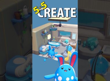 55クリエイト Vol.002-マリルリ編-【ぽこ あ ポケモン】#ぽこあポケモン #ポケモン #pokopia #55クリエイト #建築 #shorts