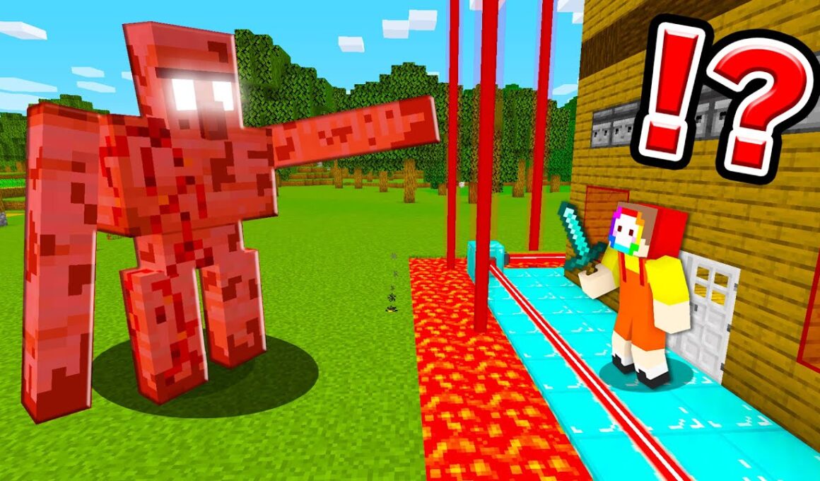 ブラッドゴーレムvs最強セキュリティ【まいくら・マインクラフト】