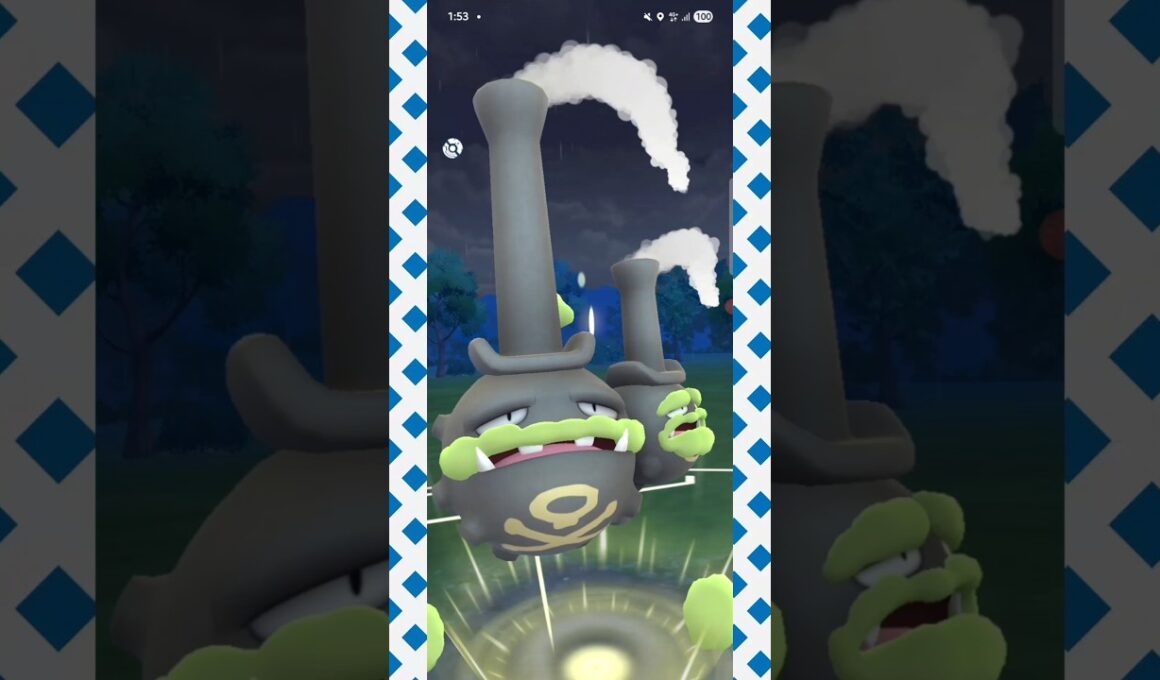 #技が豊富で強すぎるガラルマタドガス！#ポケモンgo #ポケモン #pokemongo