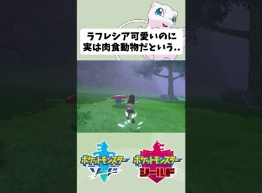 【】こんなに可愛いポケモンが実は肉食だという・・【ポケモン剣盾】 #shorts #ポケモン剣盾 #ラフレシア