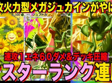 【ポケポケ】環境崩壊！？最強新型メガジュカインex＆キマワリデッキが強すぎる！？マスターランクで連勝デッキ！ランクマ攻略！【Pokémon Trading Card Game Pocket】