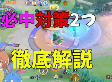 ダダリンユナイト等の必中攻撃への対策の基本2つを徹底解説！の巻【ポケモンユナイト】【詳細解説1190】