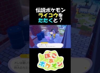 伝説ポケモンライコウをたたくと？　#ぽこあポケモン #ライコウ  #pokémon ポケモン #Pokémon Pokopia #ゲーム実況 #攻略 #小ネタ #かわいい #三犬 #伝説のポケモン