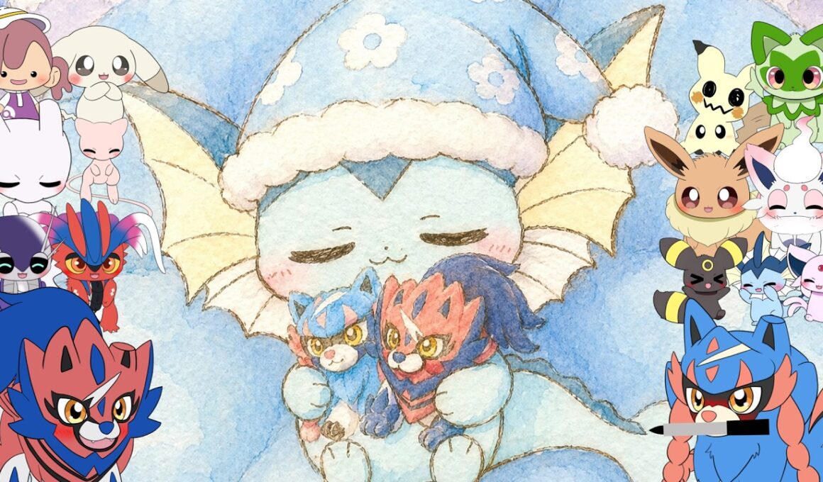 室内を水が流れる家！？シャワーズの家を建てよう！【ぽこあポケモン】