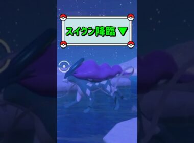 「スイクン降臨 ▼」　#ポケモン　#ポケモンスナップ　#ポケスナ　#shorts