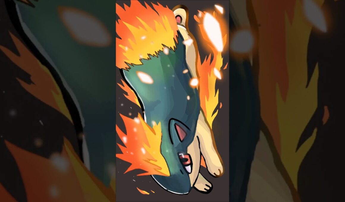 マグマラシ|きょうのポケモン、おえかき