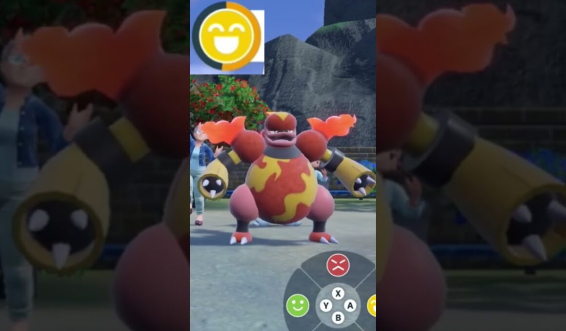 【ブーバーン】ポケモンエクササイズ【ブルーベリー図鑑No.15】#Shorts #pokemon