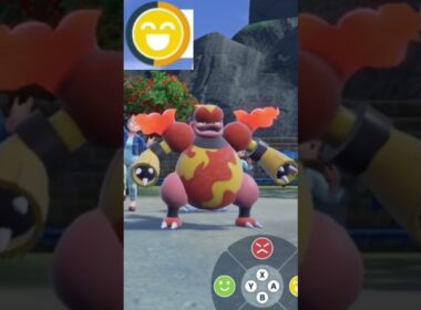 【ブーバーン】ポケモンエクササイズ【ブルーベリー図鑑No.15】#Shorts #pokemon