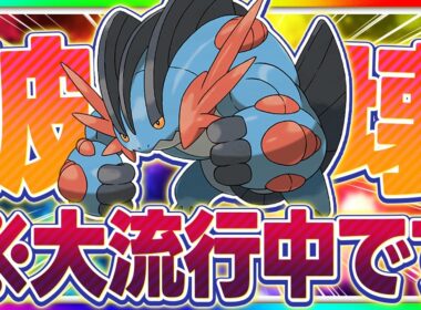 【対策必須】メガラグラージの登場により、雨パが大流行中です☔【ポケモンチャンピオンズ】