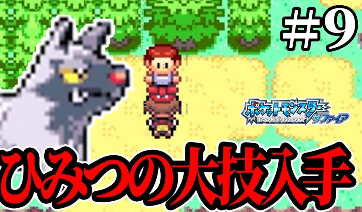 【ポチエナ縛り】木の近くにいる人に話しかけたら秘密の大技を手に入れてしまった【ポケモンサファイア#9】