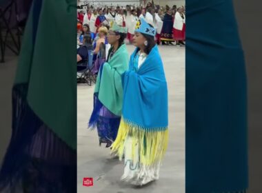 Comanche Nation Sr & Jr Princesses- Native Shorts #indigenous #native #powwow #youtubeshorts #yt #fy