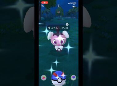 ポケモンgo 色違いゴチムゲットチャレンジ　#pokemongo #shiny