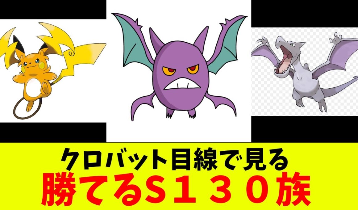 クロバット目線で見る勝てるS１３０族