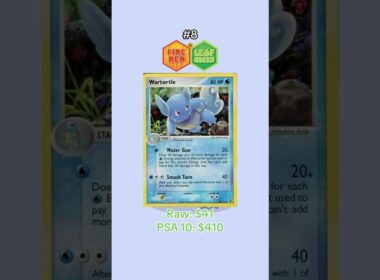 Top 10 Most Expensive Wartortle Cards