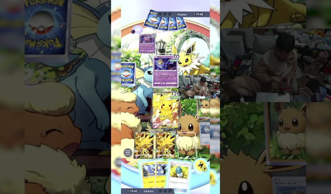 #ポケポケ 最速90点は強いです！ #ピカチュウ #ユクシー #Shorts