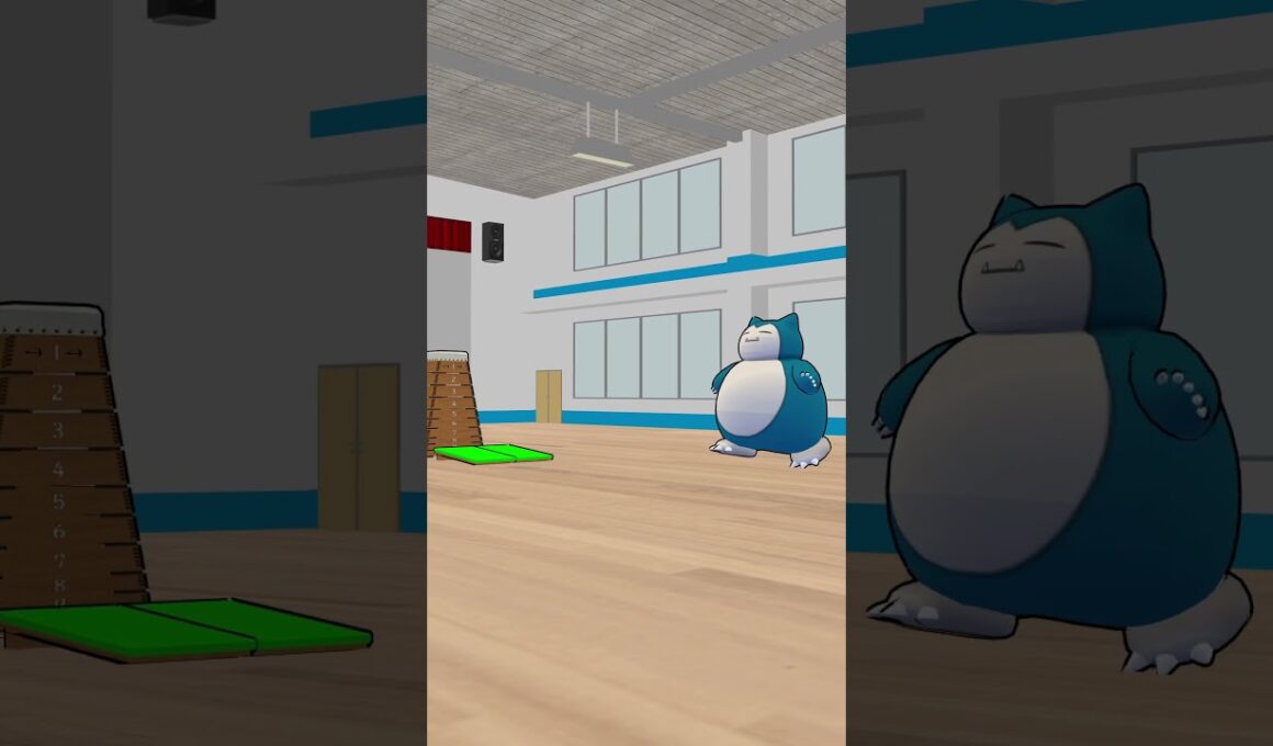 【MMDポケモン】カビゴンの跳び箱#shorts